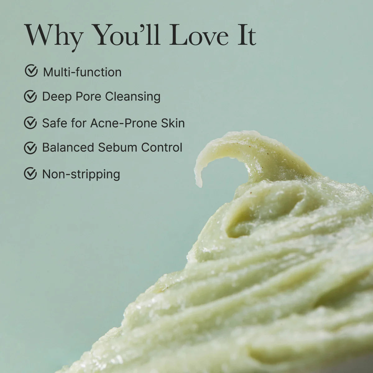 Fresh Green Rice Mochi Cleanser (120g)