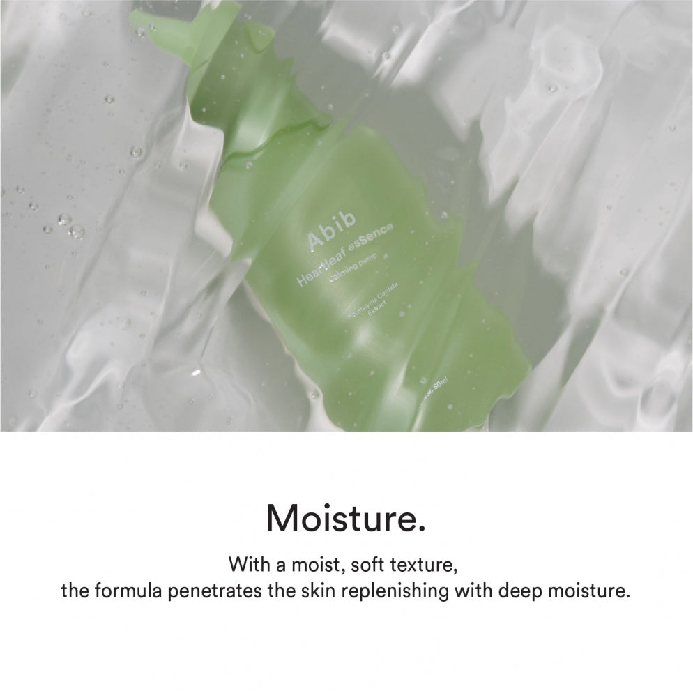 Heartleaf Esencia Calmante 50ml con dosificador de Abib, para piel sensible y calmante