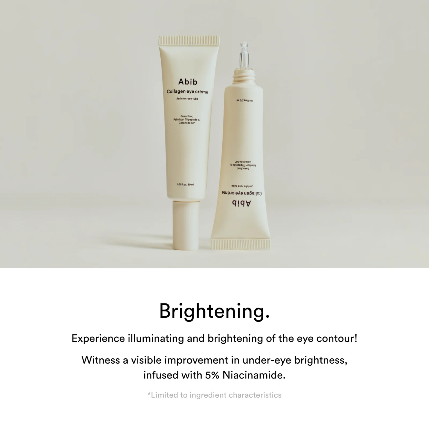 Crema de Colágeno para Ojos Jericho Rose 30ml de Abib, crema antiarrugas para ojos