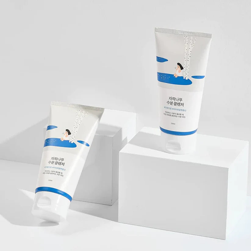 Espuma Limpiadora Hidratante Birch Juice 150ml de Round Lab, limpieza e hidratación para piel seca