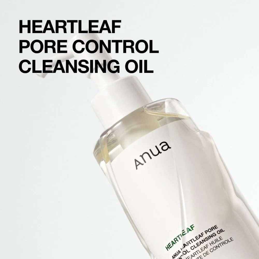 Aceite Limpiador Control de Poros Heartleaf 200ml de Anua, limpia y controla el exceso de sebo
