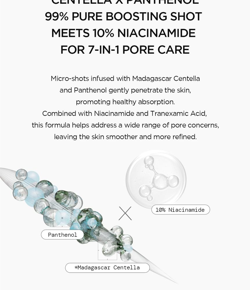 Madagascar Centella Niacinamide 10 Boosting Shot Ampoule (30 ml)