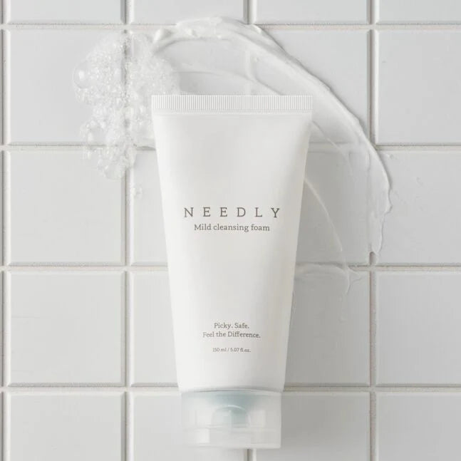 "Espuma Limpiadora Suave 150ml de Needly, limpieza delicada para piel sensible y propensa a irritaciones