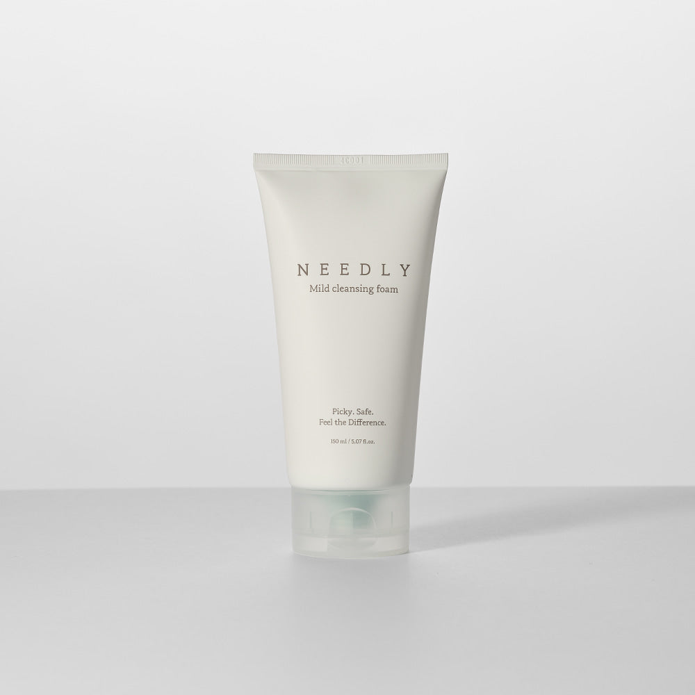 "Espuma Limpiadora Suave 150ml de Needly, limpieza delicada para piel sensible y propensa a irritaciones
