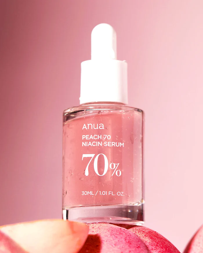 Sérum Iluminador Peach 70% Niacinamida 30ml de Anua, sérum para iluminar y unificar tono