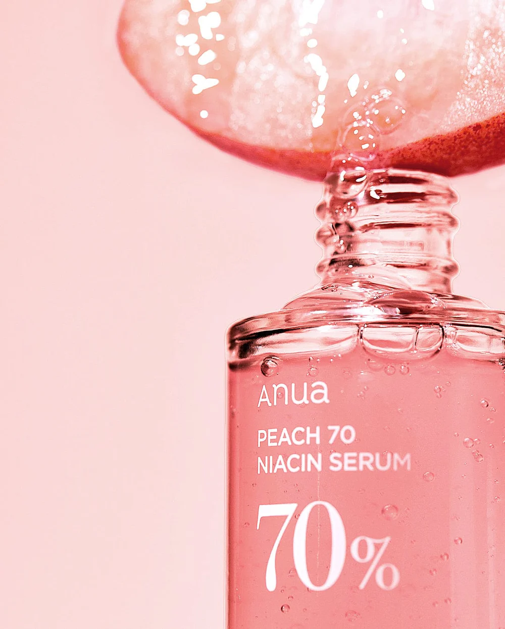 Sérum Iluminador Peach 70% Niacinamida 30ml de Anua, sérum para iluminar y unificar tono