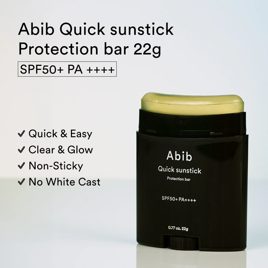 Protector Solar en Barra Quick Sunstick SPF50+ PA++++ de Abib, alta protección UV