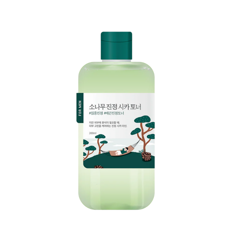 Tónico Calmante Cica de Pino 200ml de Round Lab, calma la piel y reduce rojeces