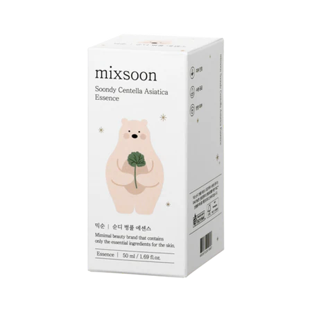 Esencia Calmante Soondy Centella Asiática 50ml de Mixsoon, calma y fortalece la piel