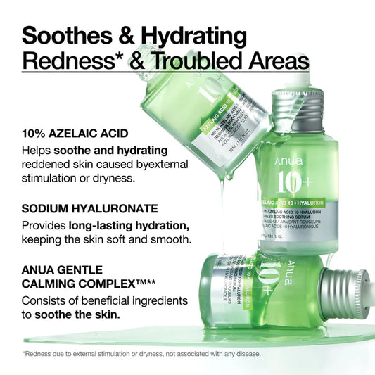 Azelaic Acid 10 Hyaluron Redness Soothing Serum (30ml)