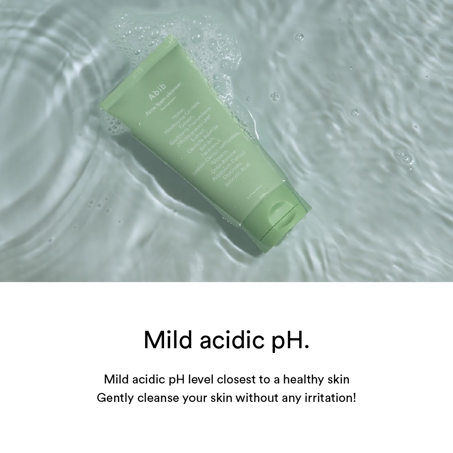 Heartleaf Limpiador Facial Antiacné 150ml de Abib, ideal para piel propensa al acné