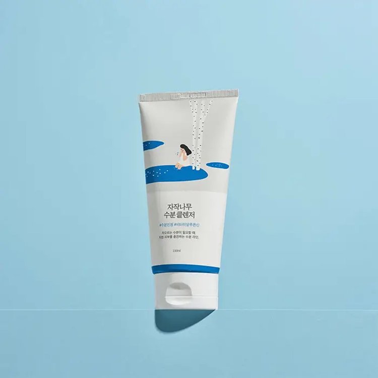 Espuma Limpiadora Hidratante Birch Juice 150ml de Round Lab, limpieza e hidratación para piel seca