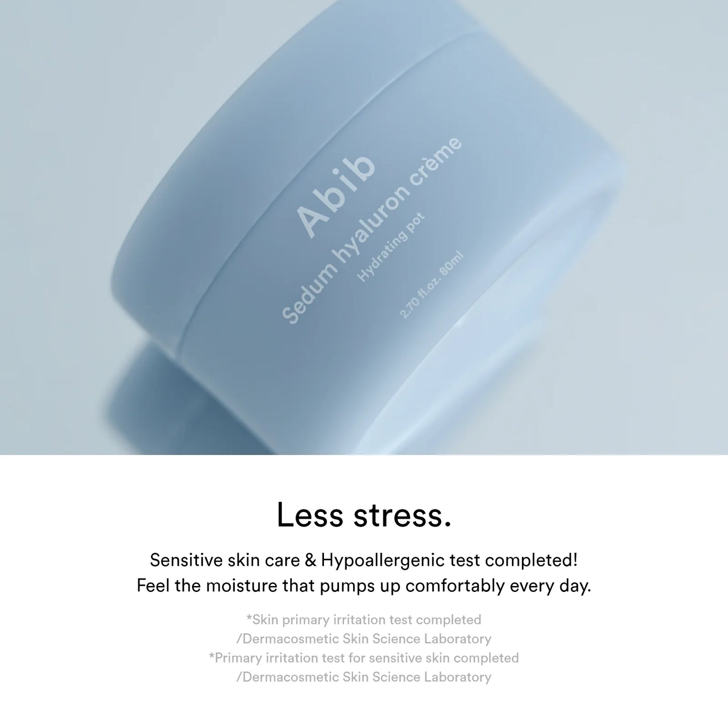 Sedum Hyaluron Crema Hidratante 80ml de Abib, hidratación intensiva para piel seca