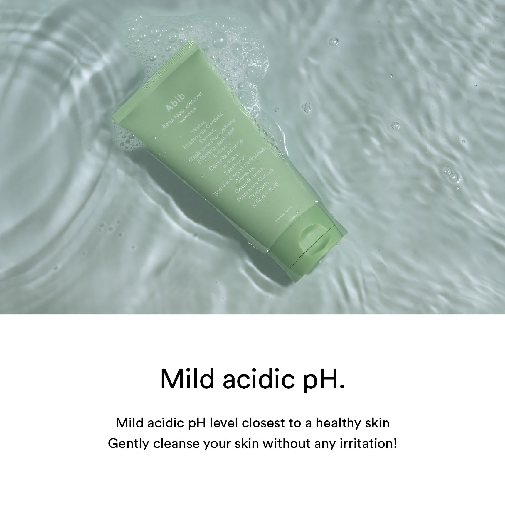 Heartleaf Limpiador Facial Antiacné 150ml de Abib, ideal para piel propensa al acné